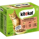 Kitekat Klassische Auswahl in Sauce 144 x 85 g