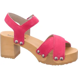 SOFTCLOX Plateau Sandaletten für Damen, rot, Größe 41 EU