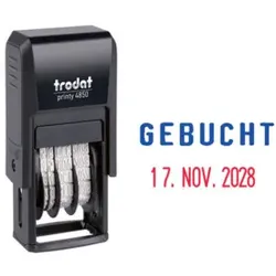 TRODAT Stempel Printy 4850 GEBUCHT 4850 L7 GEBUCHT Fixtext