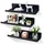 luxuskollektion Wandregal 30 x 10 x 6 cm Schwarz