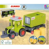 Happy People CLAAS Holz AXION + Cargos 9500 - Traktor + Anhänger
