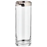 Edzard Karaffe Anis, mundgeblasenes Kristallglas mit Platinrand, Höhe 21 cm, Durchmesser 9 cm, Füllmenge 0,75 Liter