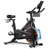 Merach Heimtrainer Fahrrad schwarz