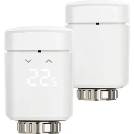 Eve Thermo - Smartes Heizkrperthermostat mit LED-Display, automatischer Temperatursteuerung, keine Bridge erforderlich, Bluetooth/Thread, Apple Hom... - Weiß