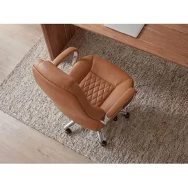 FineBuy Austin Echtleder Caramel