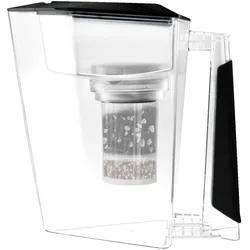 Wasserfilter »Kini«, (6 tlg.), zertifizierte Tischwasserf.-Kanne, vital lebendig + mineralstoffreich, 88814121-0 schwarz