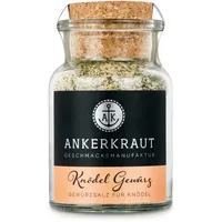 Ankerkraut Knödel Gewürz, Mischung würzender Zutaten für Semmelknödel, Kloß selber kochen, 120 g im Korkenglas