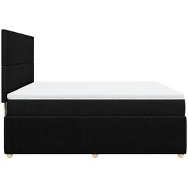 vidaXL Boxspringbett 180 x 200 cm Schwarz
