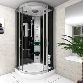 AcquaVapore Duschkabine Dusche D46-03T0 80x80 cm ohne 2k Scheiben Versiegelung