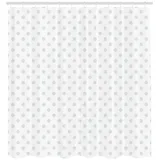 ABAKUHAUS Duschvorhang Polka Dots 175 x 220 cm grau