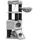 Songmics Feandrea Kratzbaum 50 x 50 x 141 cm grau