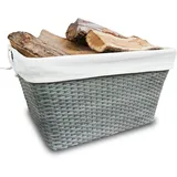 HABAU Holzkorb Polyethylen 59 x 42 x 32,5 cm grau