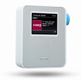 BLAUPUNKT PIB 100 SE Steckdosen Internetradio, WLAN Empfang, großes Farb-Display, Steckdose Digital Radio mit Bluetooth Streaming, Wecker, kleines Steckdosenradio, Senderspeicher, Sleeptimer, Weiß