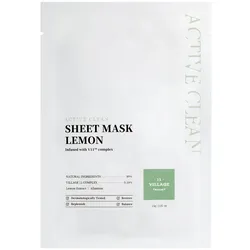 11 Village Factory Active Clean Sheet Mask Lemon
