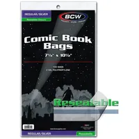 Bcw Resealable Silver Comic Bags