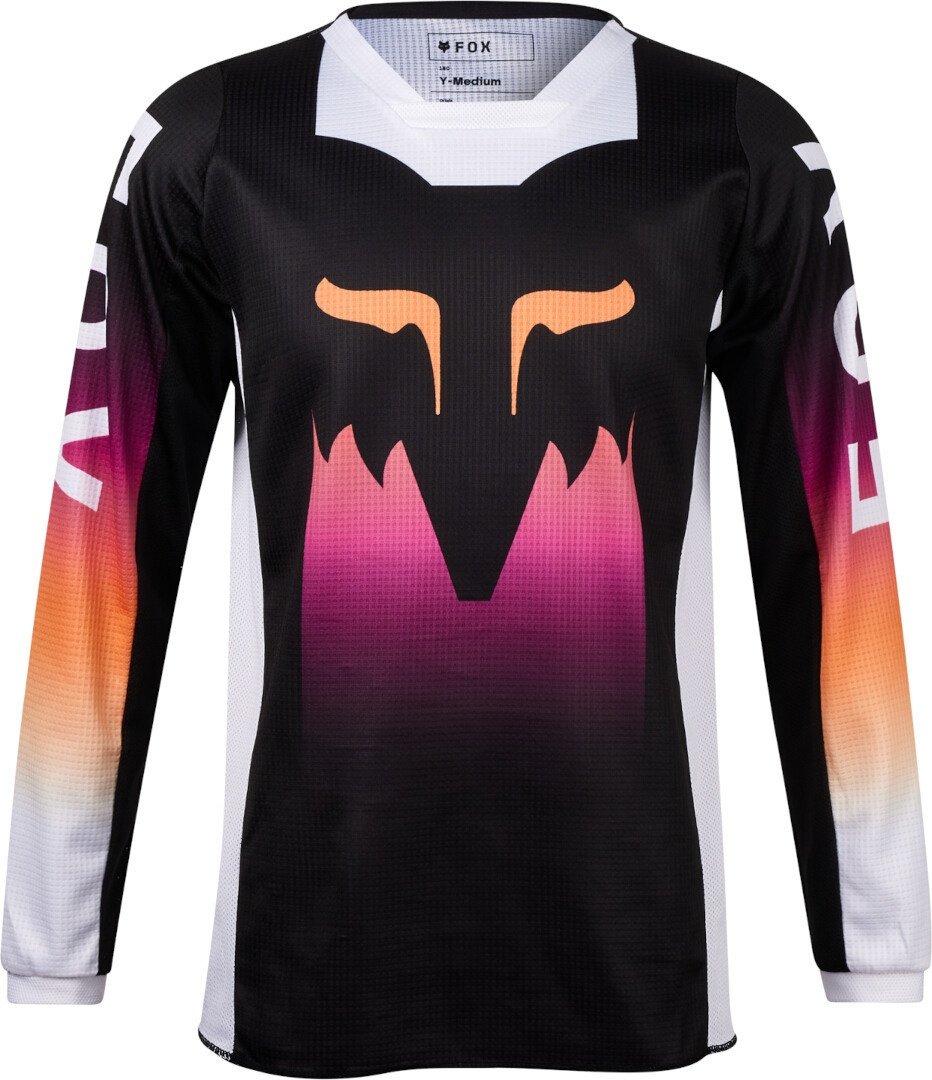 FOX 180 Flora Meisjes Motorcross Jersey, zwart-pink, XL