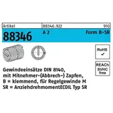 AMECOIL Gewindeeinsatz R 88346 FormB-SR BM 10 x 20 A 2 25 Stück