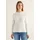 Cecil Strickpullover CECIL, Damen, Gr. M (40), eggshell melange, Web, 37% Baumwolle, 34% Polyacryl, 26% Polyester, 3% Elasthan, unifarben, normal normal, Rundhals, Pullover Strickpullover, mit Strukturdetails