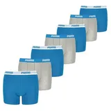 Puma Boxershorts Jungen Kinder Unterhose Unterwäsche 7 er Pack in 417 - blue/grey | 152