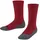 Socken Active Warm K So Wolle Funktionsmaterial dick atmungsaktiv einfarbig 1 Paar Rot 23-26