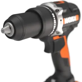 Worx Nitro 18 V (20 V MAX) Akku-Schlagbohrmaschine, PowerShare, bürstenloser Motor, 60 Nm, 13 mm Spannfutter, variable Drehzahlregelung, LED-Licht...