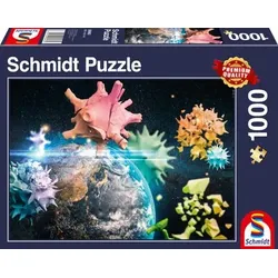 SCHMIDT SPIELE 58963 Puzzle 1000 Teile Planet Erde 2020