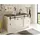 furn.design Unterschrank Küchenschrank 161 x 93 cm Weiß