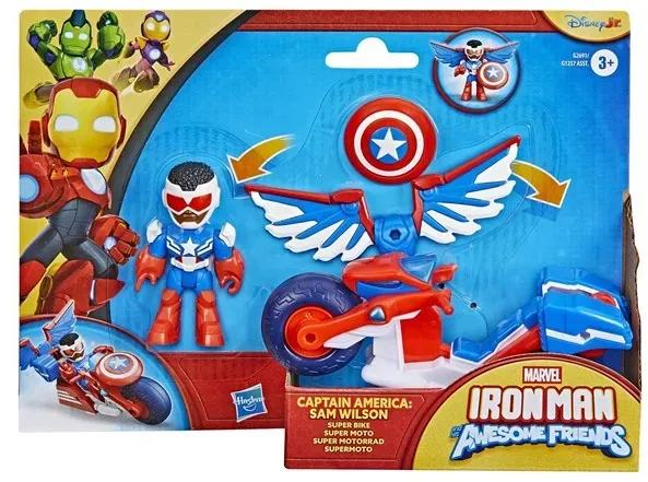 Iron Man and his Awesome Friends Captain America Super Bike