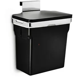 simplehuman Schrank-Abfalleimer 10 l Schwarz