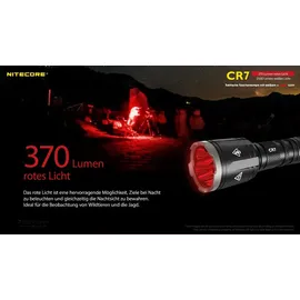 Nitecore CR7 LED Taschenlampe akkubetrieben 2500lm 158g