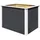 Weka Modular 98 x 69 x 69 cm Anthrazit