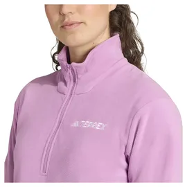 adidas Multi Essentials Fleece mit Halbem Reißverschluss Preloved Purple M