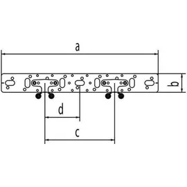 Rehau Halter 75/150, für Doppelanschluss