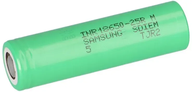 Samsung INR18650-25R 3,6V 2550mAh 8C 20A