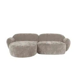 SOHO Ecksofa  Bubble ¦ beige ¦ Maße (cm): B: 236 H: 80 T: 164