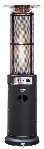 Flameheater Round 11000, Butan-, Propan-Verbrennung - 5-11 kW - 522 x 522 x 1823 mm