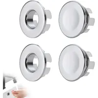 Asitanie 4 Stück Waschbecken Überlauf Abdeckung,für Waschbecken Loch mit