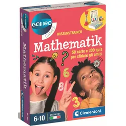 Spiel CLEMENTONI "Galileo, Wissenstrainer Mathematik", bunt, Spiele, Kinder, Made in Europe