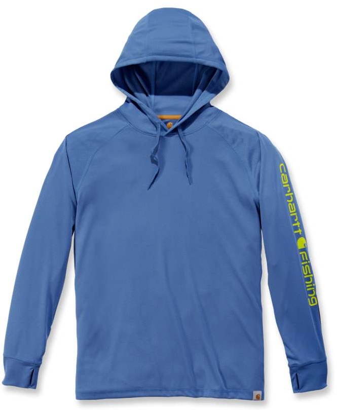 Carhartt Force Hengelsport grafische Hoodie, blauw, M Voorman