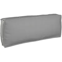 VidaXL Paletten-Rückenkissen Grau 120x40x12 cm Oxford-Gewebe