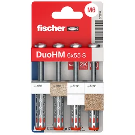 Fischer DuoHM Hohlraumdübel 6 x 55 4 Stück