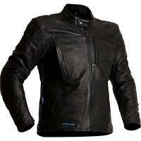 Halvarssons Racken Lederjacke wasserdicht - Schwarz - 48