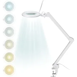 goobay LED-Klemm-Lupenleuchte Weiß