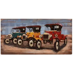 Harms Import & Vertriebs GmbH & Co. KG - 3D Metallbild Oldtimer