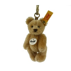 Steiff Dekofigur Schlüsselanhänger Teddybär 8 cm blond 039089
