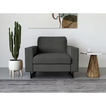 Home Affaire Loveseat Pinto Cord 105 x 85 x 97 cm Schwarz