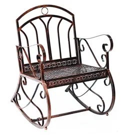 Outsunny Schaukelstuhl 61 x 79 x 90 cm bronze