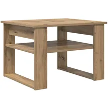 vidaXL Couchtisch Artisan-Eiche 64 x 54 x 44 cm