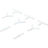 BGS Schlauchverbinder Sortiment 6 mm 8 tlg. weiß