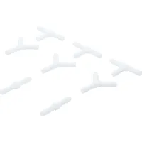 BGS Schlauchverbinder Sortiment 6 mm 8 tlg. weiß